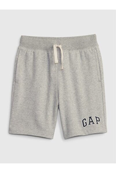 GAP Boy's Gray Logo Pull-On Shorts
