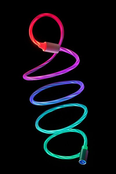 SC GAMA EPOXY SRL iPhone Magnetic LED Cable – Fast Charging & Luminous Design