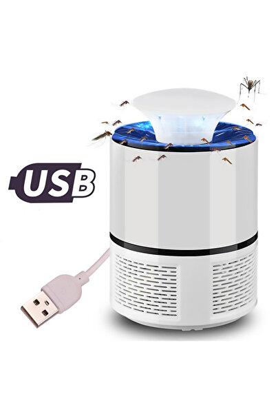 Generic USB Powered Electric Mosquito Killer With Trap Lamp YD03 White