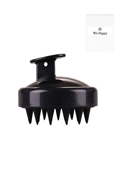 WE HAPPY جهاز تدليك الرأس والجسم من السيليكون مع شعيرات سيليكون - ألوان متنوعة