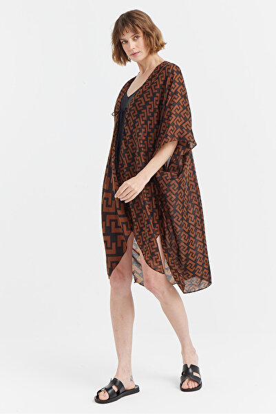 PAULMARK Γυναικείο παρέο με σχέδιο με δέσιμο μπροστά