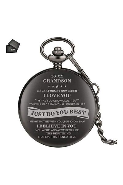 Yash Just Do Your Best Quartz Pocket Watch