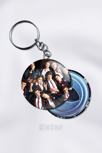 ZipZap سلسلة مفاتيح على شكل زخرفة حقيبة فاخرة (قطعة واحدة)