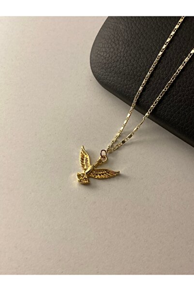 PURE BERRY Liberty Symbol Phoenix Gold Color Necklace