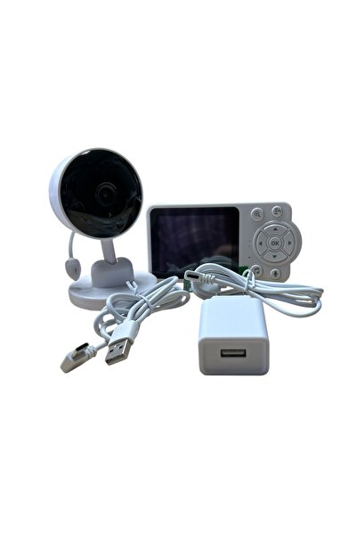 Unbraded Baby Monitor Camera without Wi-Fi, HD Night Vision, Crying Sensor, Lullabies