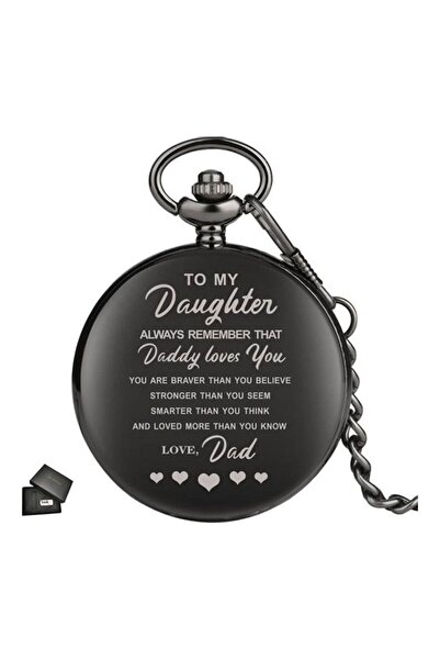 Yash Unisex I Love You Quartz Pocket Watch