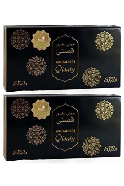 Nabeel Mini Bakhoor Qisaty Incense - 2 Pcs (36 GM)