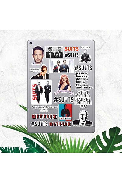 hediyenebak مجموعة ملصقات ذات طابع بدلة |   ملصق للكمبيوتر المحمول والكمبيوتر الشخصي والتابلت والهاتف والدفتر ومجلة البوليت جورنال