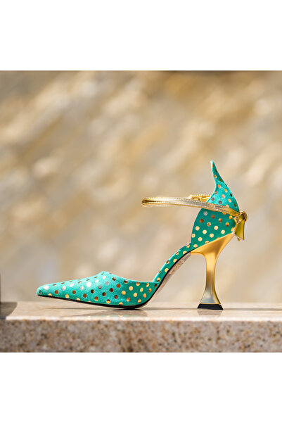 OEM Women's Shoes Hourglass Heel Martina Green - 40