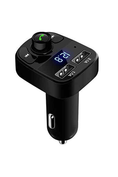 OEM Bluetooth USB car adapter, FM transmitter, 2 USB ports, Fast charger, Hands-free