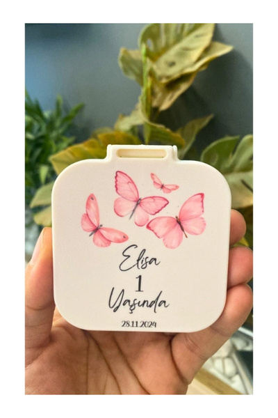 Nehir 10ADET-PLEKSİ CEP AYNASI YENİ DOĞAN,6AY KINASI, NİŞAN,NİKAH,SÖZ,KINA,SÜ...