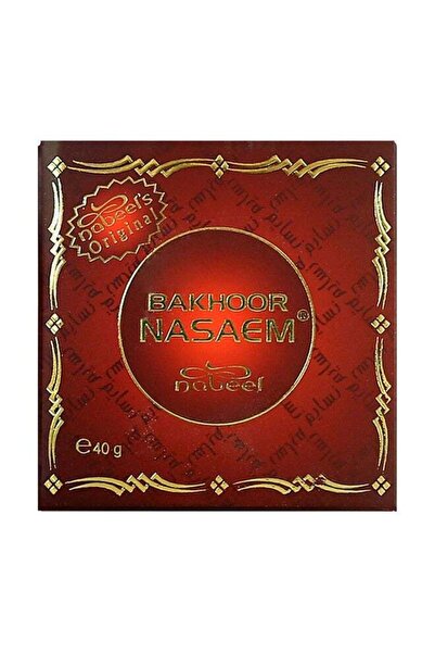 Nabeel Bakhoor Nasaem Home Incense 40 Grams Bar