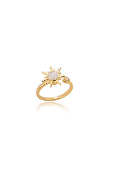 Choice JZ3805G-1-SL21 حلقات دوارة أنيقة للقلق للنساء من الفولاذ المقاوم للصدأ...