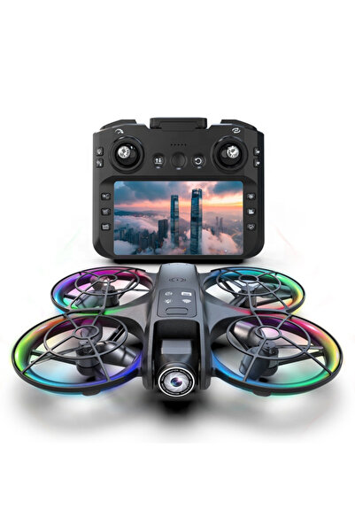 Unbraded Drone with camera, remote control with display, obstacle avoidance sensor