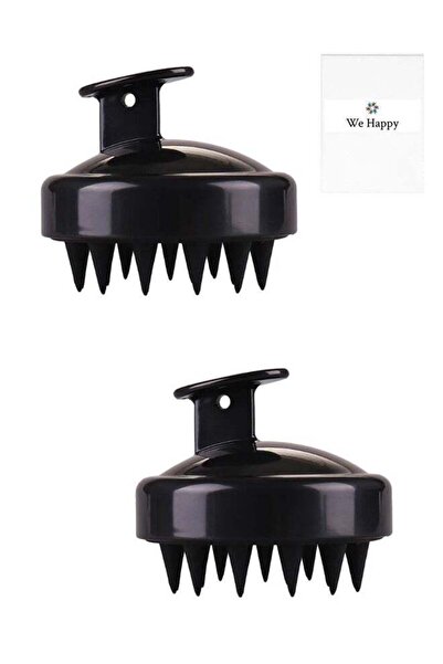 WE HAPPY جهاز تدليك للرأس والجسم من السيليكون مع شعيرات - ألوان متنوعة