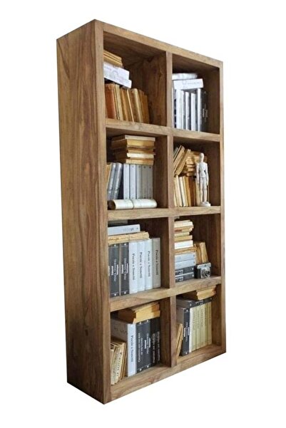 Bamena Wood Woodden Ahşap Kitaplık