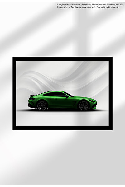 21mxm Sports Car Canvas Poster – Unframed Print - Car Enthusiasts - 1763 AMG GT63 PRO 2025 Green