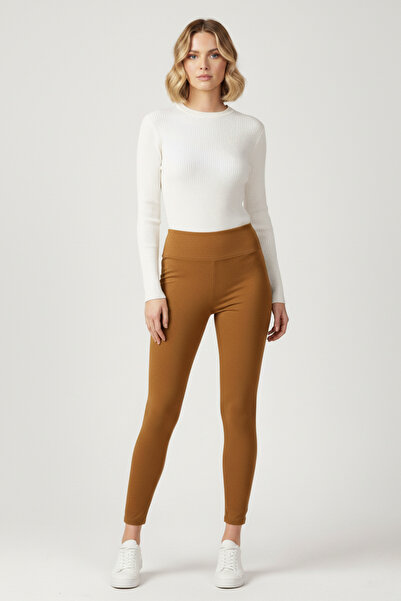 buğrahayalin Women's Velvet Orange Leggings