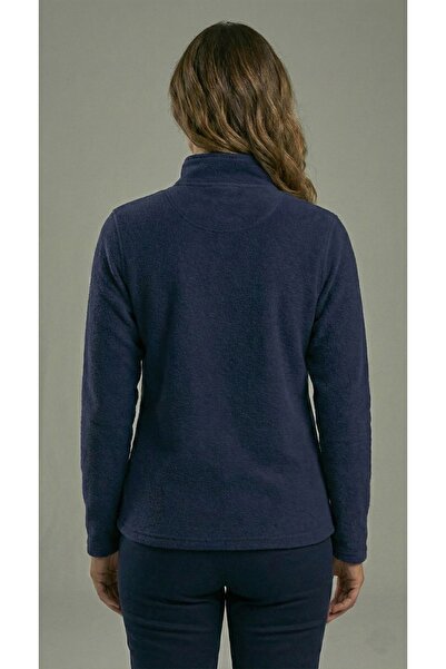 BESKAR Γυναικείο φούτερ με μισό φερμουάρ ψηλός λαιμός Winter Thermal Fleece