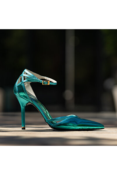 OEM Unique Green Stiletto Shoes - 37