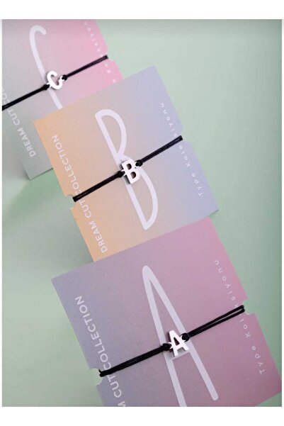 Dream Cut Collection L Letter Dream Cut Bracelet - Red