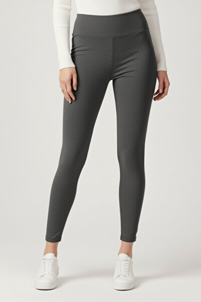 buğrahayalin Women's Velvet Gray Leggings