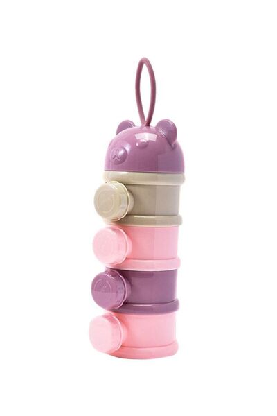 WE HAPPY Portable Baby Food 4 Layers Lunch Box Snack Container Milk Powder Fr...