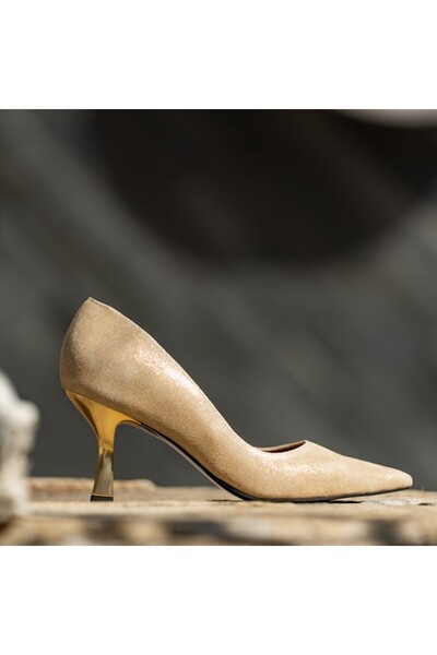 CONDUR by alexandru Women's Shoes Hourglass Heel Sophie Gold