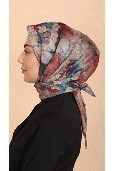 locella Soft Pamuk Eşarp Kırmızı-1