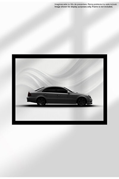 21mxm Sports Car Canvas Poster – Unframed Print - Car Enthusiasts - 1788 2005 E63 AMG (W211) Grey