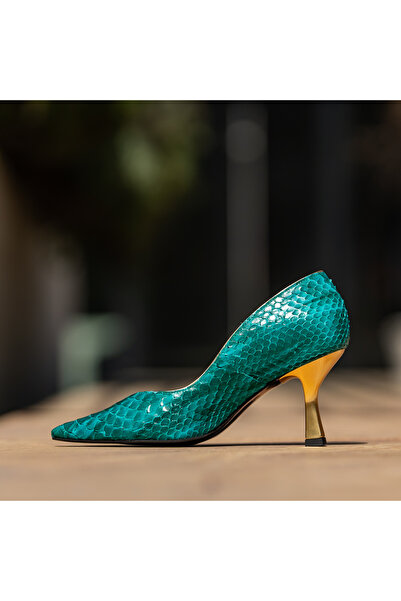 OEM Women's Shoes Hourglass Heel Marta Green Exclusive - 37