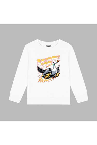 BLITZIST سترة بومبوميني جوسيني براينروت ديزاين مطبوع ذات 3 خيوط (4-13 سنة)