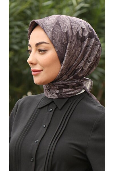 locella Soft Pamuk Eşarp Koyu Mürdüm-20