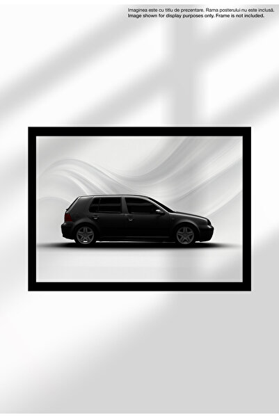 21mxm Sports Car Canvas Poster – Unframed Print - Car Enthusiasts - 1845 Golf MK4