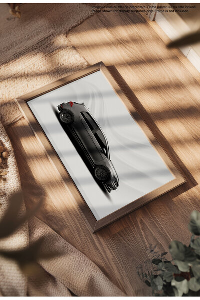 21mxm Sports Car Canvas Poster – Unframed Print - Car Enthusiasts - 1402 Golf R MK 7