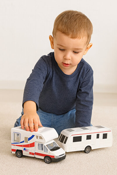 Bebelul Camper and caravan vehicle set with metal elements