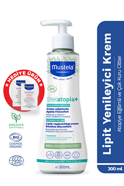 Mustela Stelatopia Atopik ve Çok Kuru Ciltler İçin Lipit Yenileyici Krem 300 ...