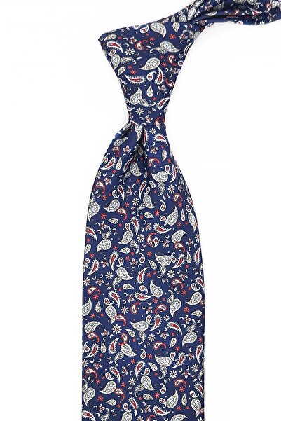 Kravatkolik Синій шарф з принтом Класичний краватка KK13343