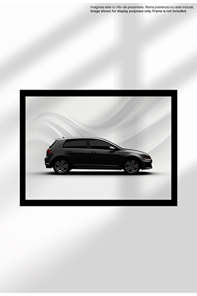 21mxm Sports Car Canvas Poster – Unframed Print - Car Enthusiasts - 1508 2013 Golf GTI MK7