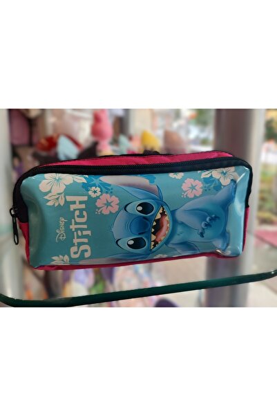ada çanta kırtasiye Cutie de creioane cu două compartimente cu figuri de Stitch AD66630