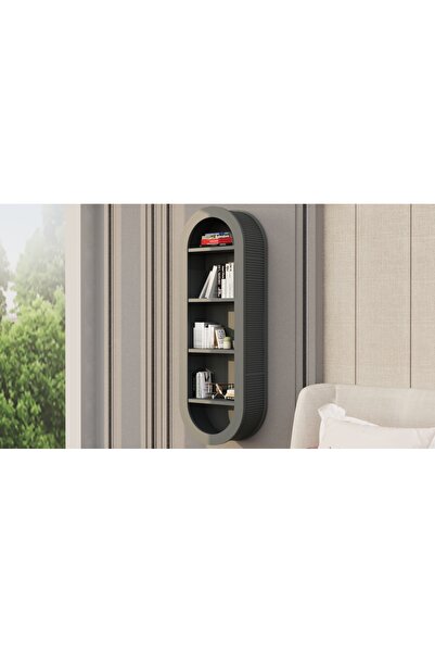 3mzp Mobilya Ahşap Dekoratif Ledli Kitaplık