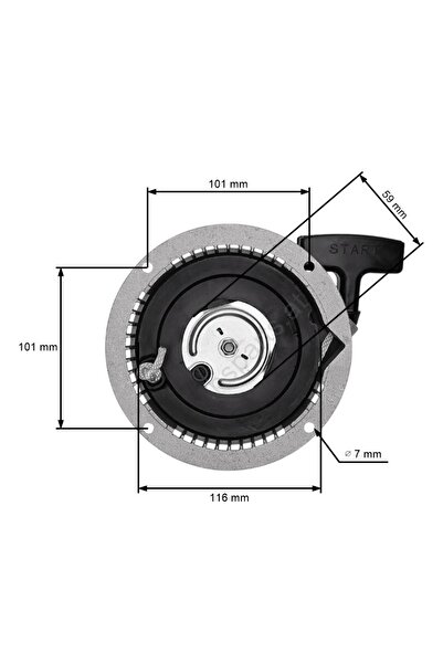 TAIWAN Demaror pentru Wacker WM80, WM100, BS