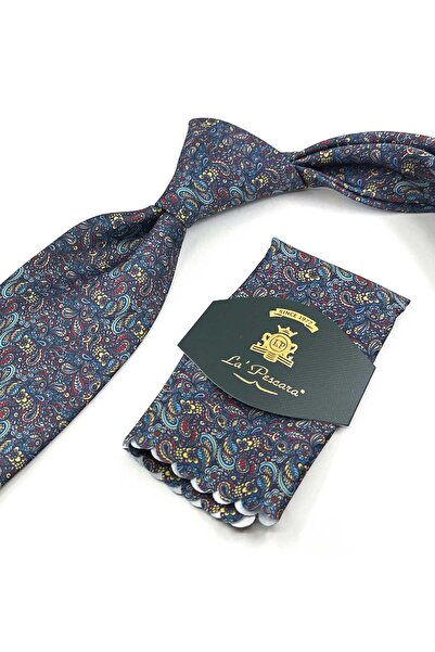 Kravatkolik Multi-Colored Shawl Pattern Printed Handkerchiefs Classic Tie Kk13340