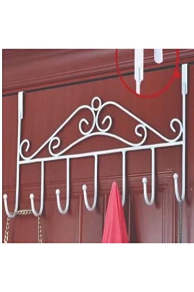 NKX 2-Piece Bag Towel Coat Clothes Hat Over Door Hanger