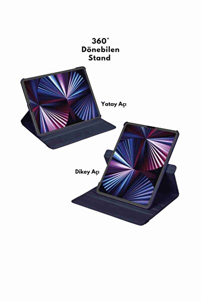 Fuchsia Huawei Honor Pad 10 12.1 Inch Compatible Stand 360 °   Horizontal Vertical Rotatable Leather Tablet Case