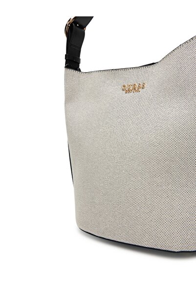 Guess Women's Shoulder Bag Ag966204-Natural-Black