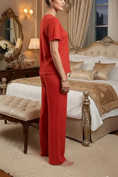 Muchmy Women 2 Piece Pajama Set Sleepwear Set Girls 2 Pcs Loungewear Sleep Set Top And Bottom