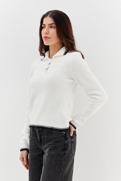 Shopping Shop Polo neck sweater ecru