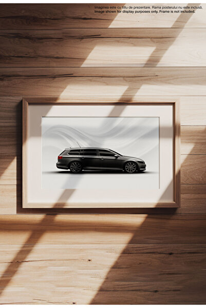 21mxm Sports Car Canvas Poster – Unframed Print - Car Enthusiasts - 1815 Passat B8 2015