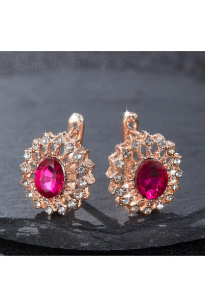 Choice أقراط نسائية WF3167-1 عتيقة مرصعة بالزركونيا لامعة ودقيقة، أنيقة وشخصية B